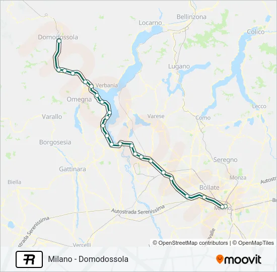 R Train Line Map