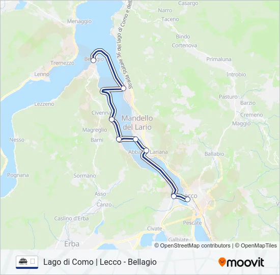 ⛴ Ferry Line Map