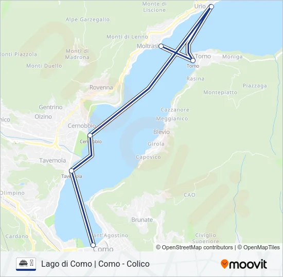 ⛴ Ferry Line Map