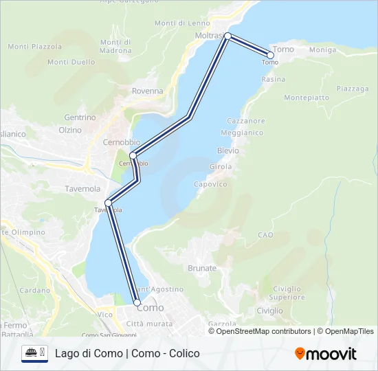 ⛴ Ferry Line Map
