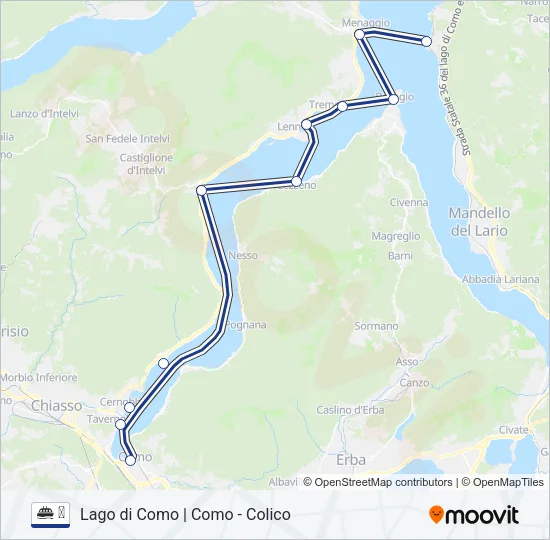 ⛴ Ferry Line Map