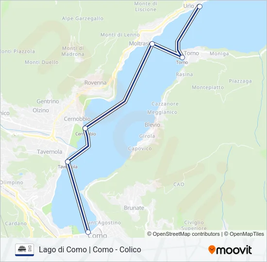 ⛴ Ferry Line Map