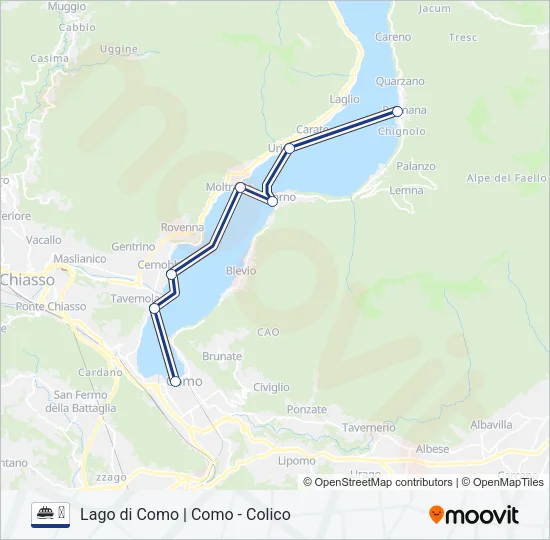⛴ Ferry Line Map