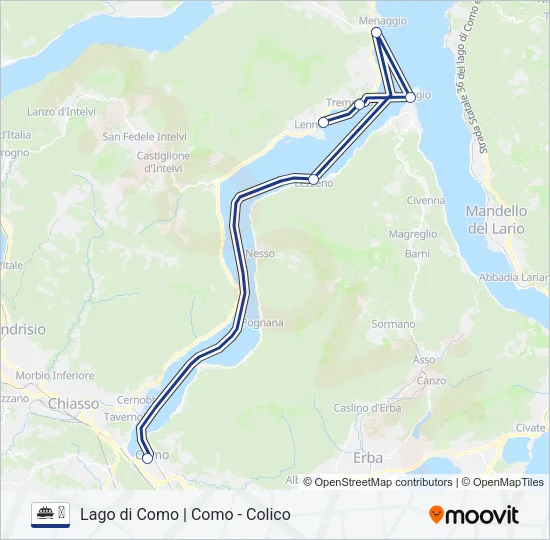 ⛴ Ferry Line Map