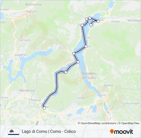⛴ Ferry Line Map