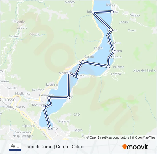 ⛴ Ferry Line Map