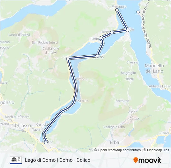 ⛴ Ferry Line Map