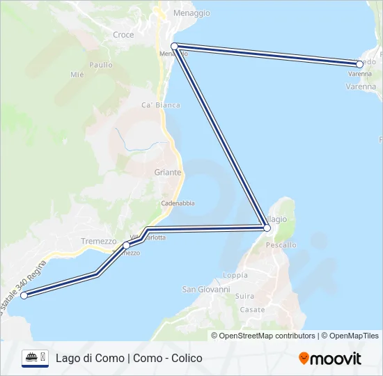 ⛴ Ferry Line Map