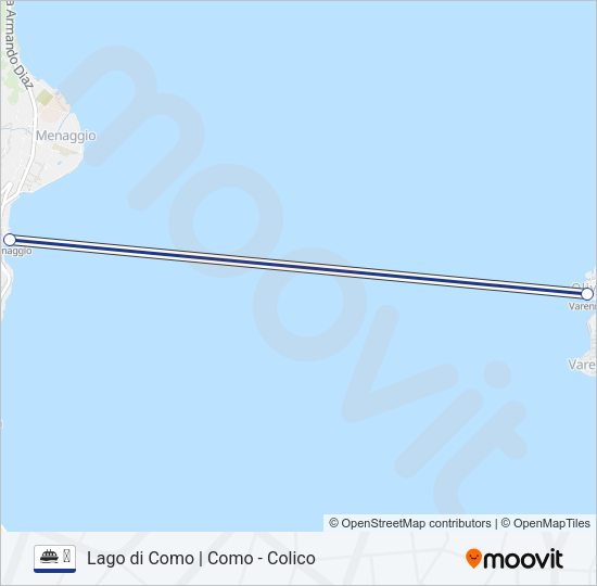 Percorso linea navigazione ⛴