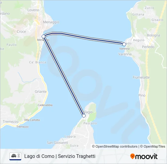 ⛴ Ferry Line Map