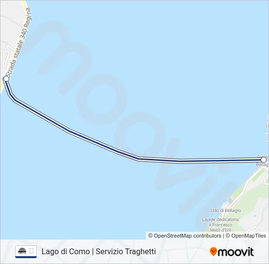 ⛴ Ferry Line Map