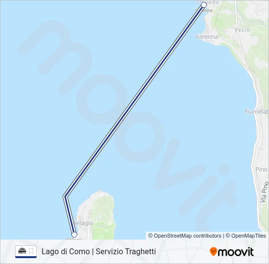 ⛴ Ferry Line Map