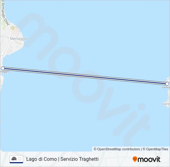 ⛴ Ferry Line Map