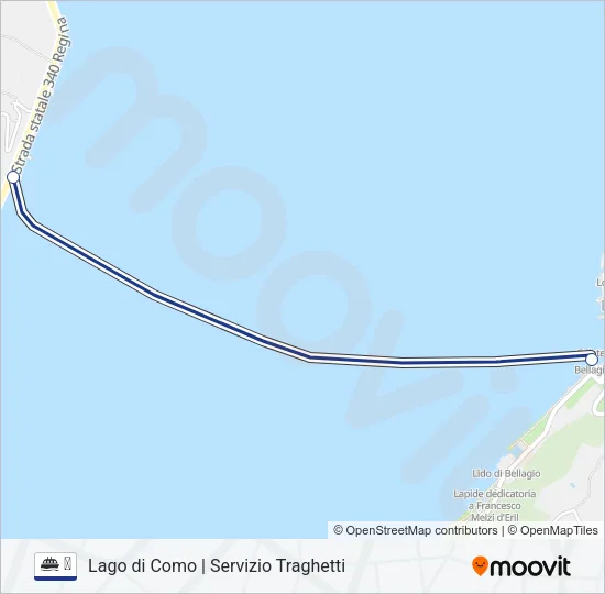 ⛴ Ferry Line Map