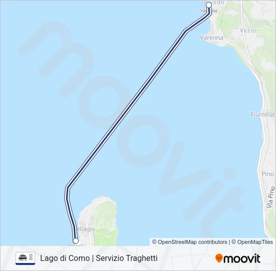 ⛴ Ferry Line Map