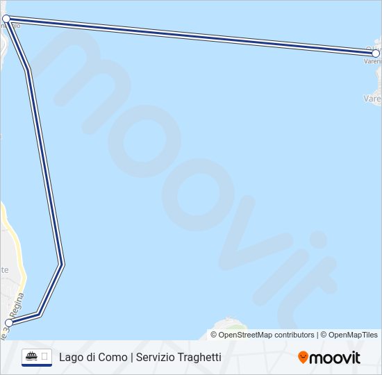 Percorso linea navigazione ⛴
