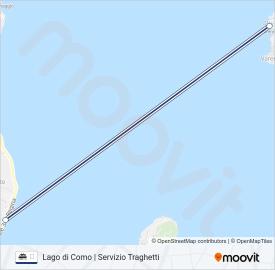 Percorso linea navigazione ⛴