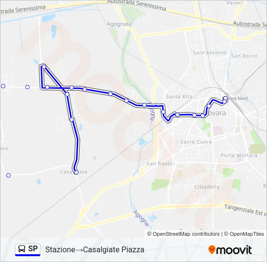 SP Bus Line Map