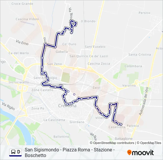 D Bus Line Map