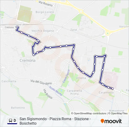 D Bus Line Map