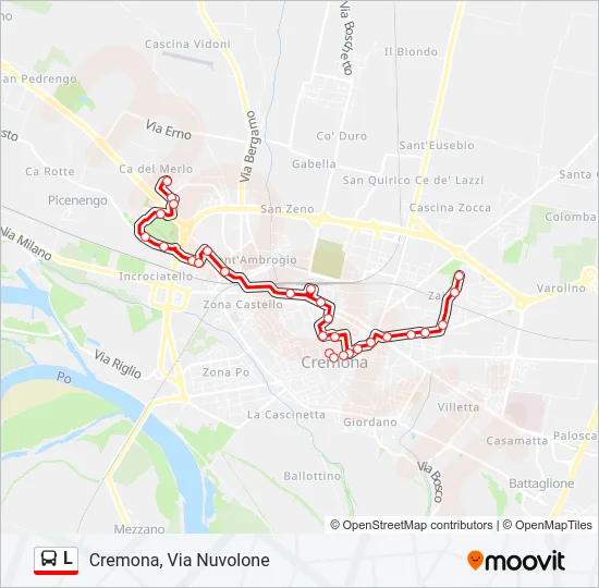 L Bus Line Map