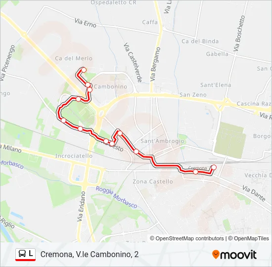 L Bus Line Map