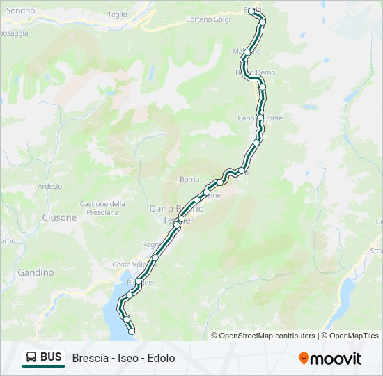 Percorso linea  BUS