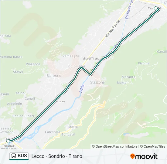 BUS  Line Map