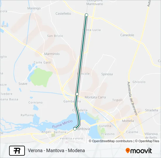 R Train Line Map