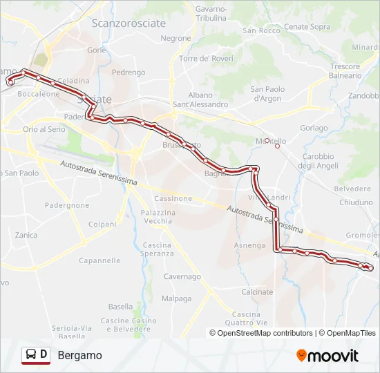 D Bus Line Map