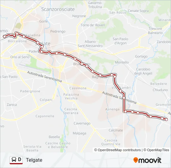 D Bus Line Map
