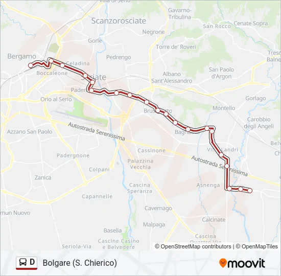 D Bus Line Map