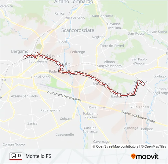 D Bus Line Map