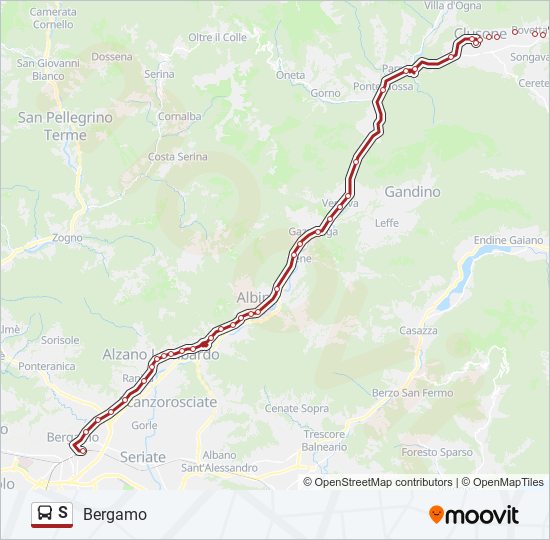 Linea S: Orari, Fermate E Mappe - Bergamo (Aggiornato)