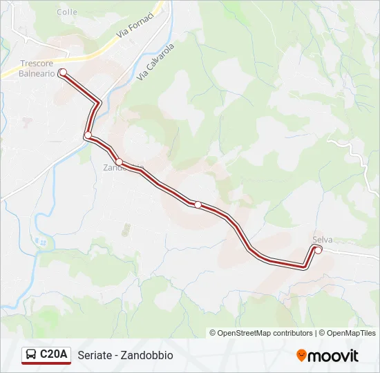 C20A Bus Line Map