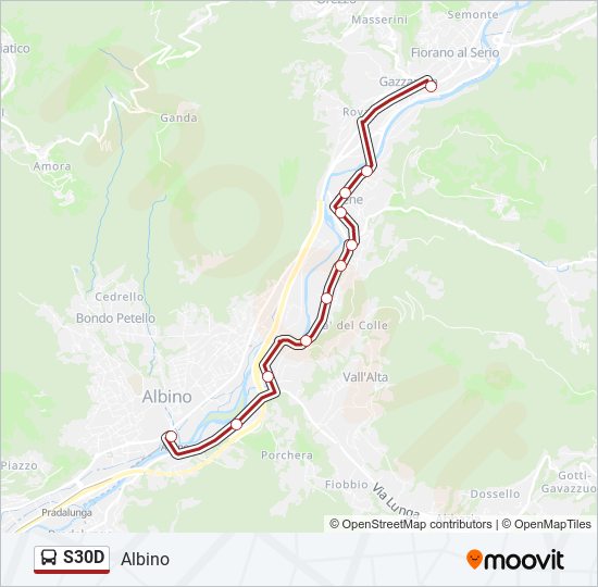 S30D bus Line Map