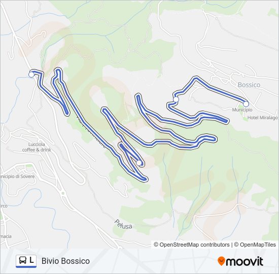 L bus Line Map