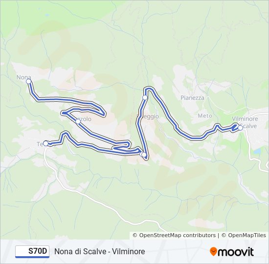 S70D bus Line Map