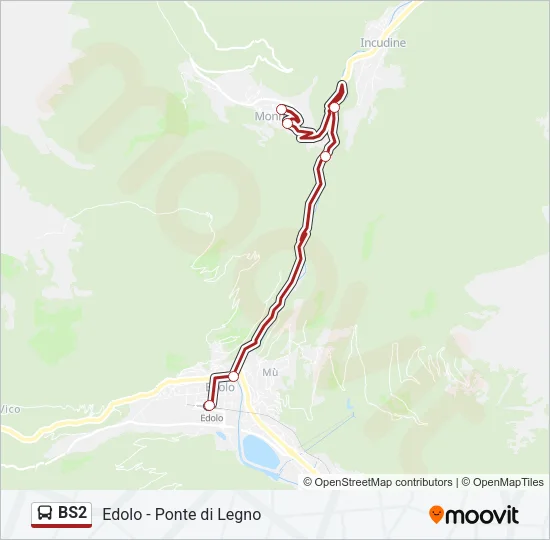 BS2 Bus Line Map