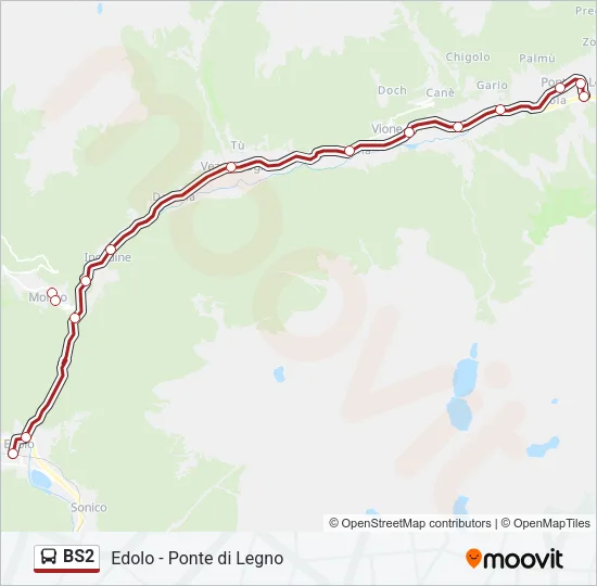 BS2 Bus Line Map