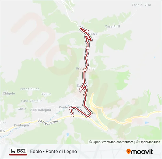 BS2 Bus Line Map