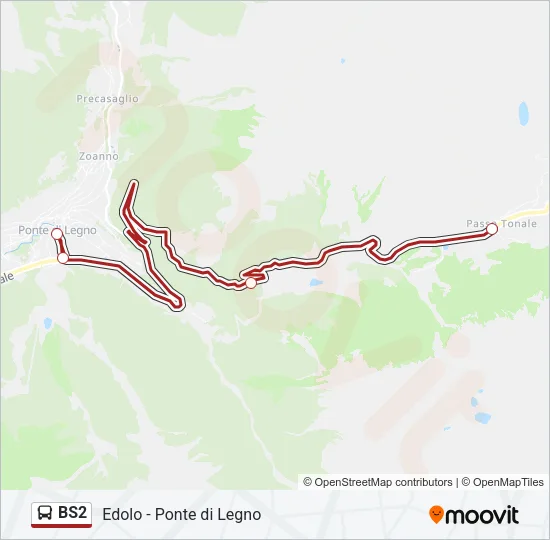 BS2 Bus Line Map