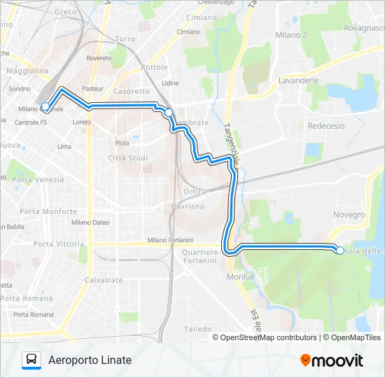 ✈ AUTOSTRADALE  Line Map