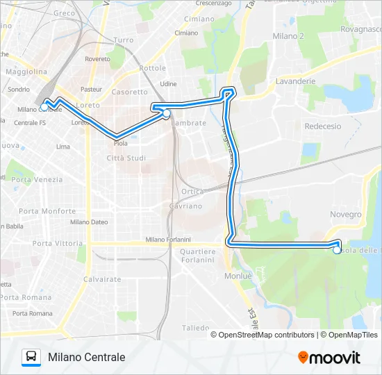 ✈ AUTOSTRADALE  Line Map