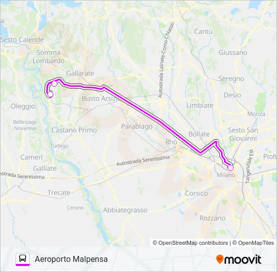 ✈ TERRAVISION Bus Line Map