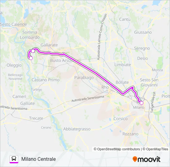 ✈ TERRAVISION Bus Line Map