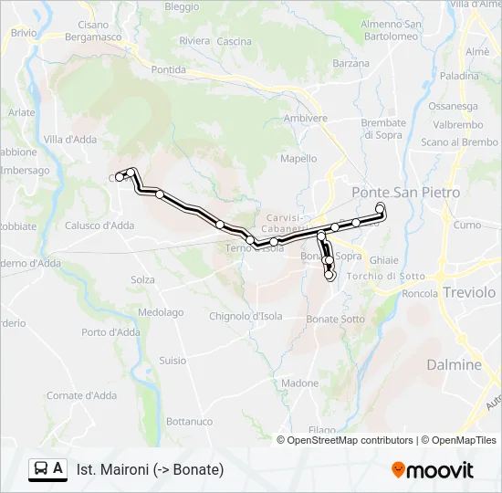 A Bus Line Map