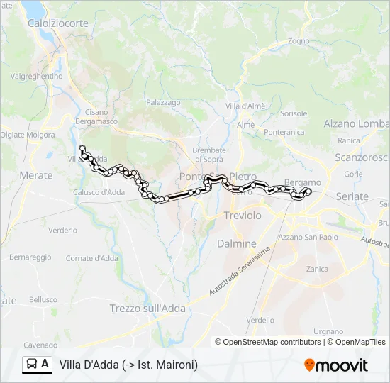 A Bus Line Map