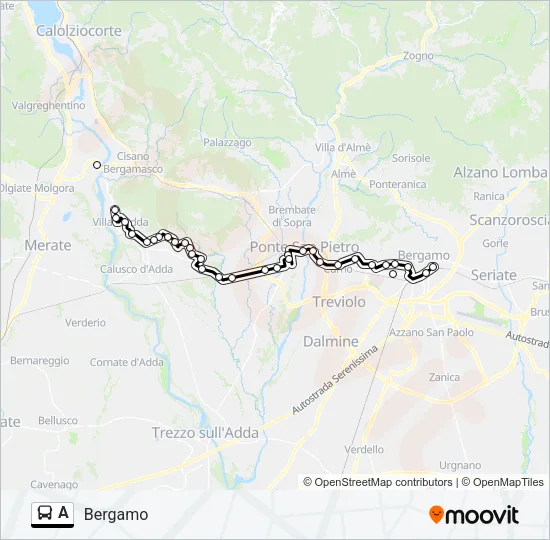 A Bus Line Map
