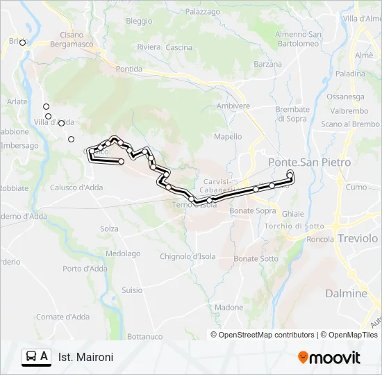 A Bus Line Map
